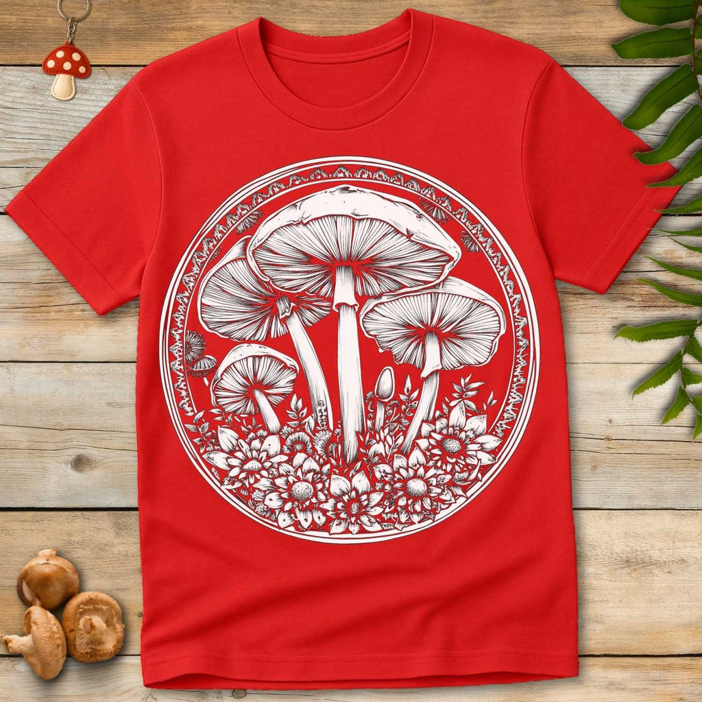 Mushroom n Flower Tee