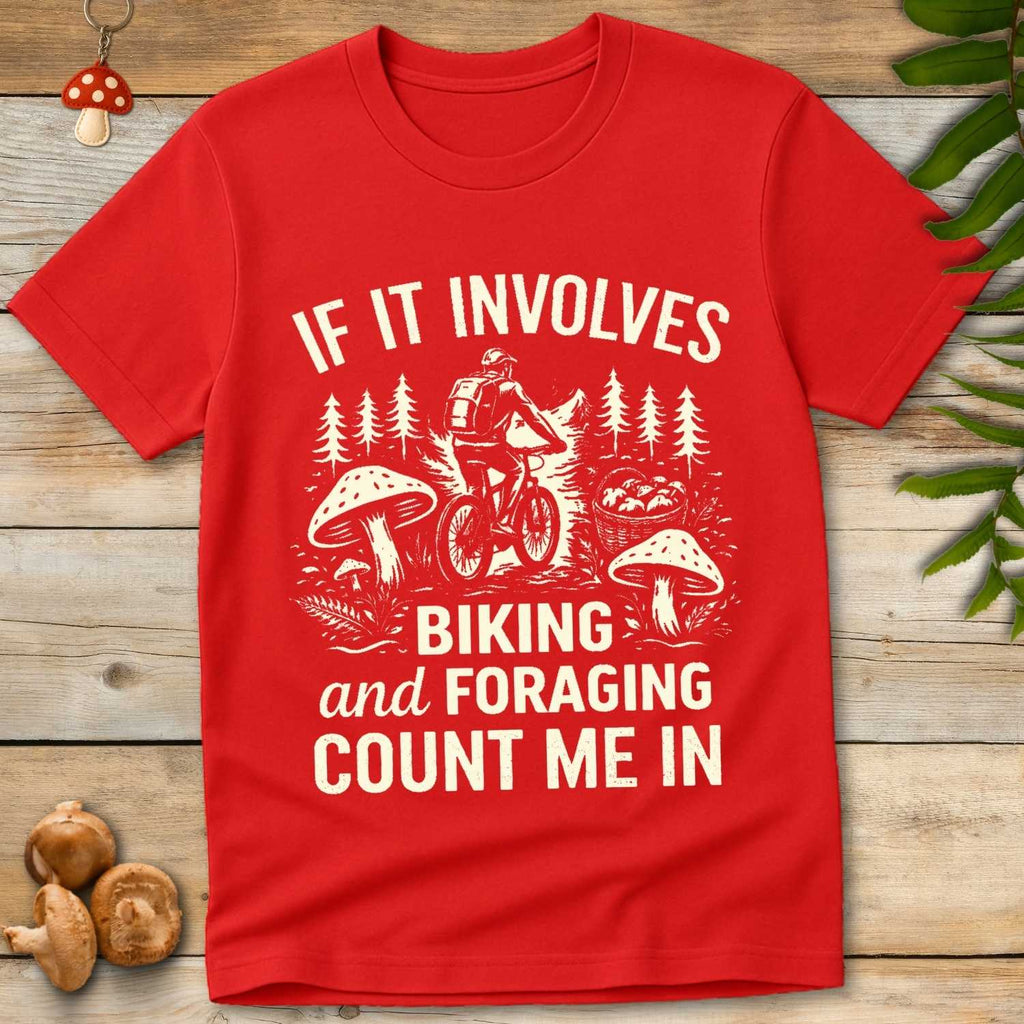 Biking Foraging Tee