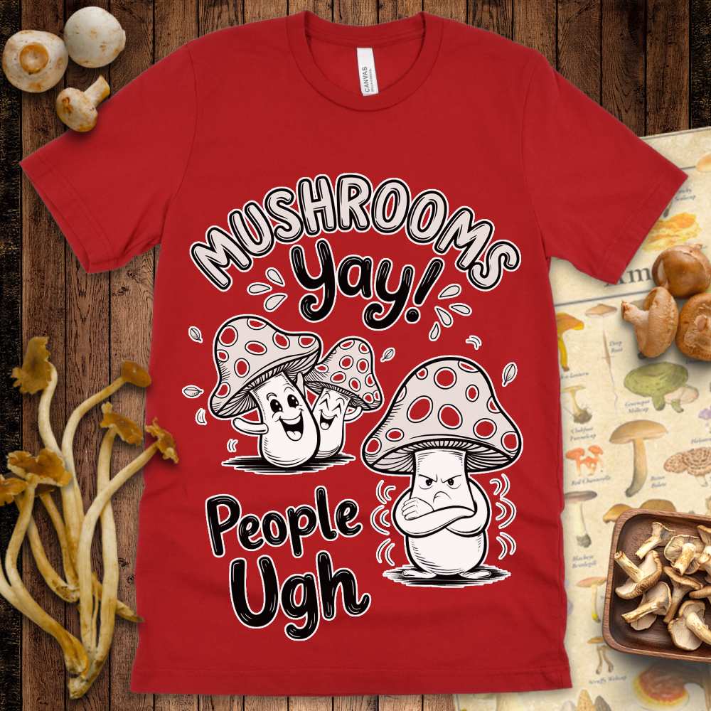 Mushrooms Yay Tee