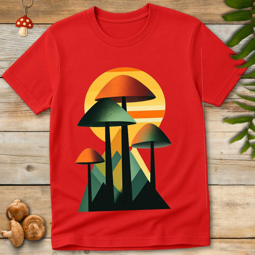 Geo Fungi Sunset Tee