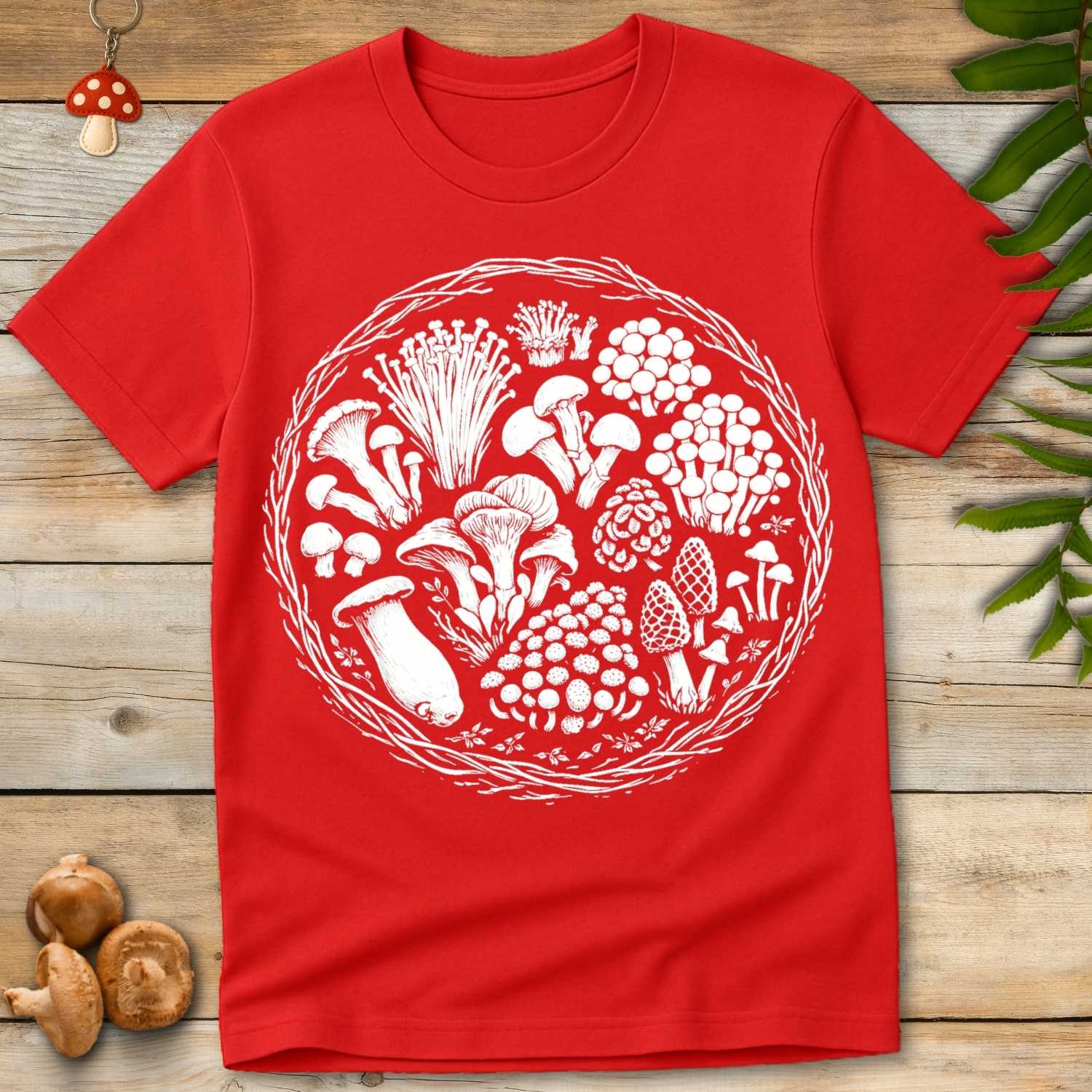 Wild Fungi Wreath Tee