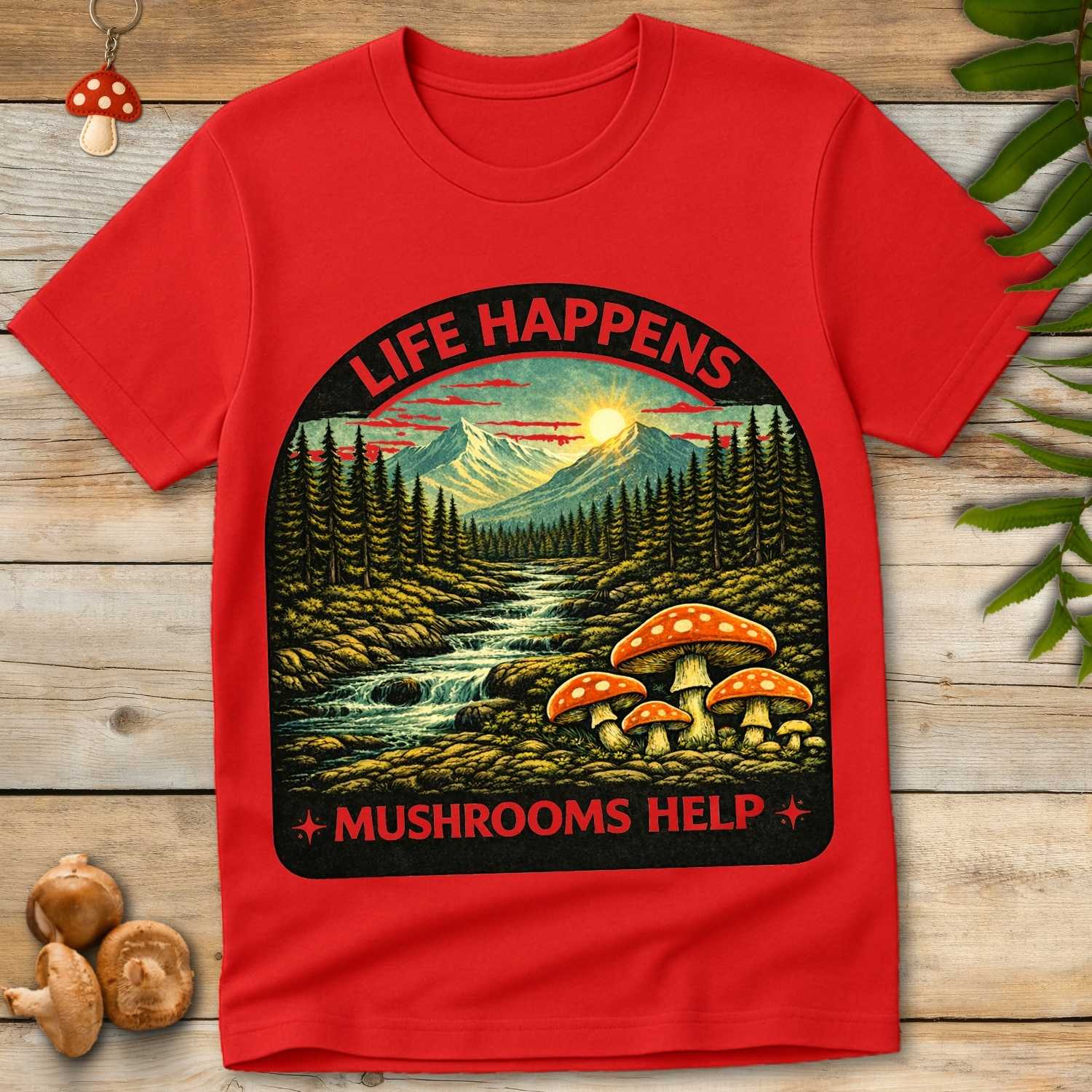 Mushrooms Help Tee