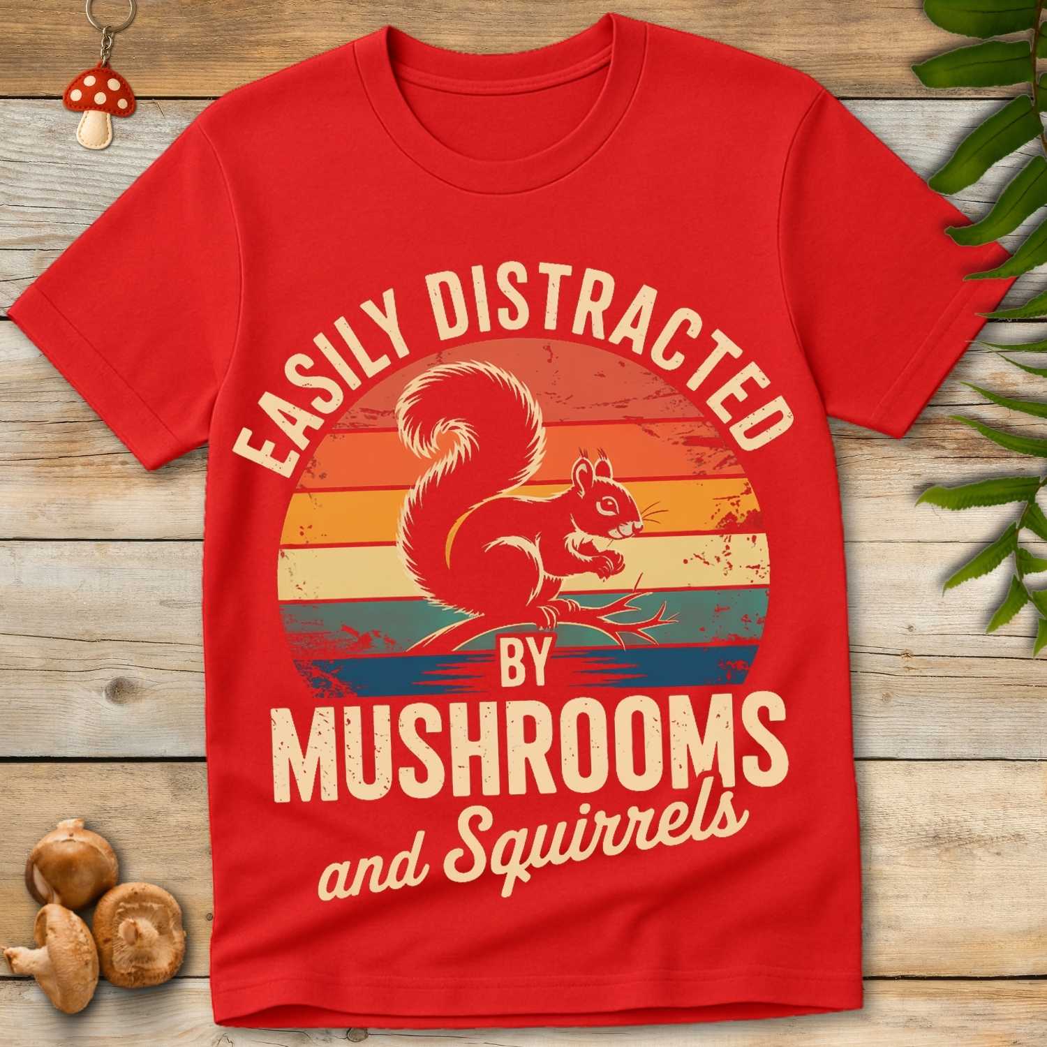 Mushroom Squirrel Tee